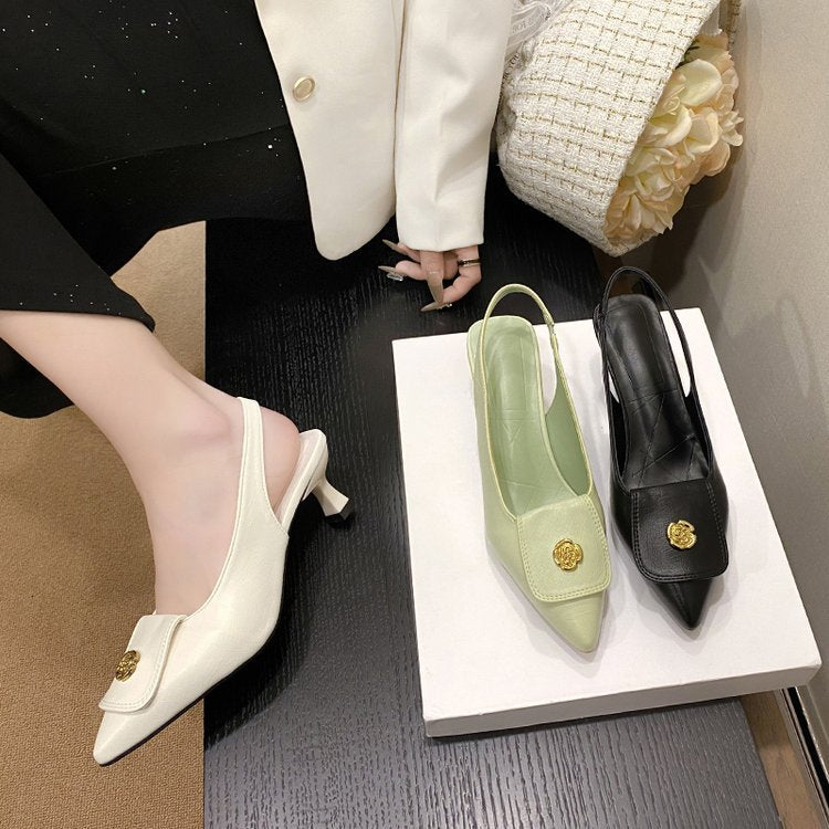 Sapato Slingback Salto Baixo GraceLine™