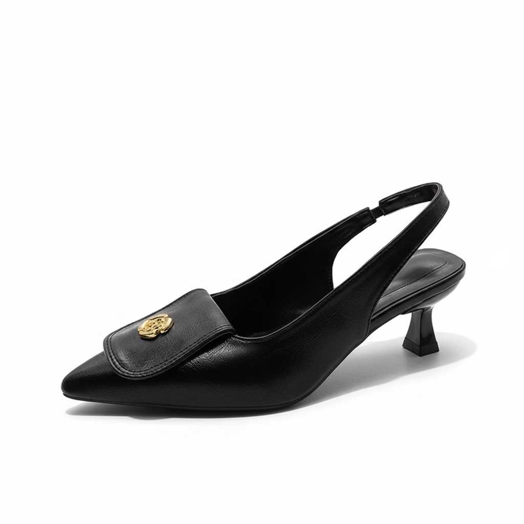 Sapato Slingback Salto Baixo GraceLine™