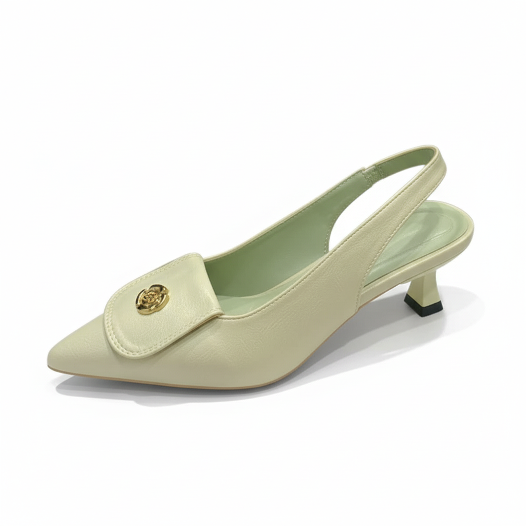 Sapato Slingback Salto Baixo GraceLine™