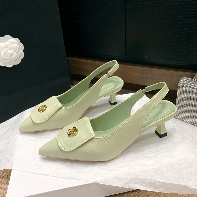 Sapato Slingback Salto Baixo GraceLine™